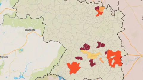 Mapa IA municipios a siete días (23 de mayo)