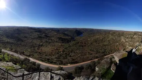 Vista de Fermoselle desde el mirador del Castillo