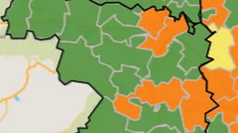 Mapa de incidencia por ZBS