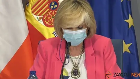 Verónica Casado en rueda de prensa