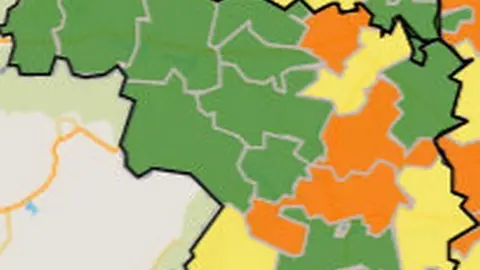 Mapa de incidencia por coronavirus
