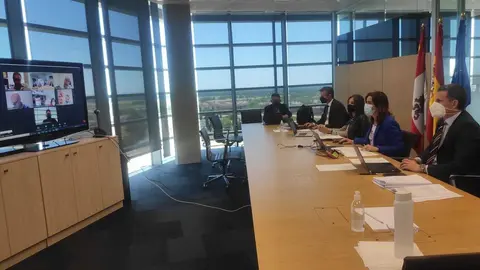 Reunión Comisión permanente del Diálogo Social. Foto de archivo