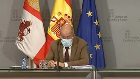 Francisco Igea, en rueda de prensa