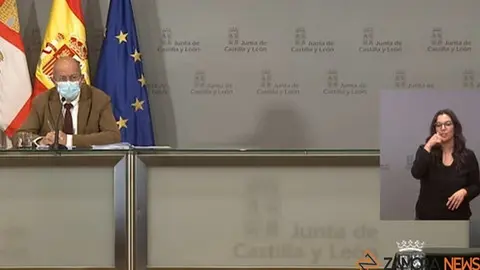 Igea en rueda de prensa, tras el Consejo de Gobierno