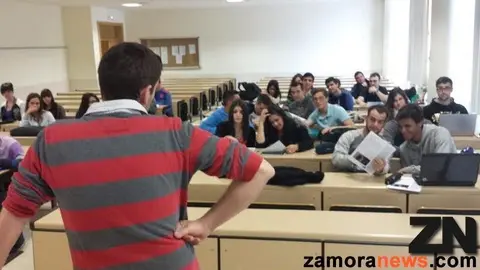 Opositores antes de la prueba selectiva