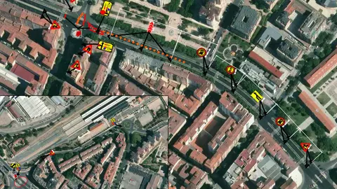 barrera SEÑALIZACIÓN O EMERGENCIA ZA-20-FASE 1 ROTONDA FERROCARRI