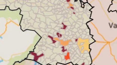 Mapa de incidencia por municipios