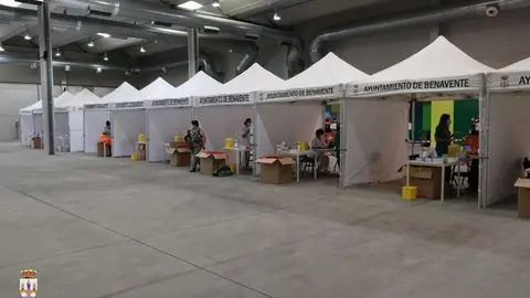 Vacunación en el Centro de Negocios de Benavente