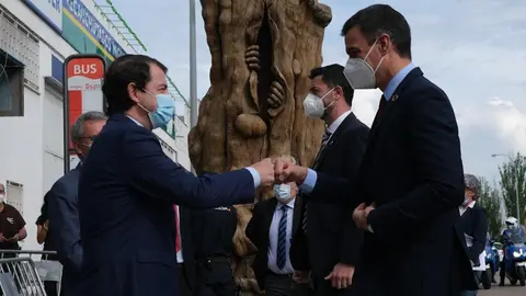 Mañueco durante la IV Feria Nacional PRESURA