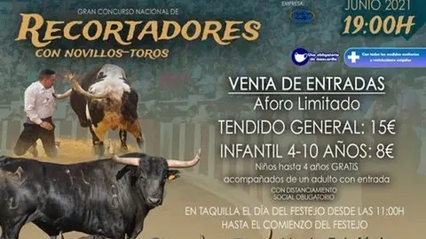 Cartel anunciador del concurso de recortadores