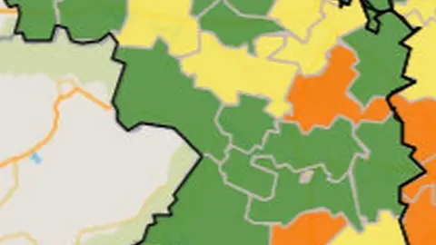 Mapa de incidencia por municipios