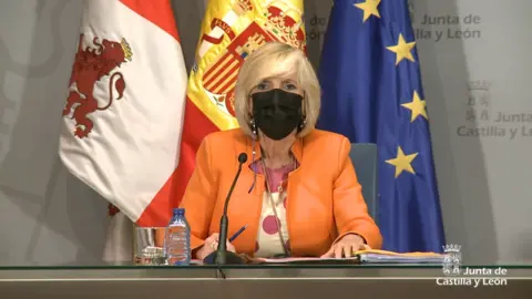 La Consejera de Sanidad, Verónica Casado