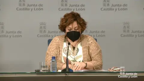 La irectora general de Infraestructuras y Tecnología de la Consejería de Sanidad, María Ángeles Cisneros