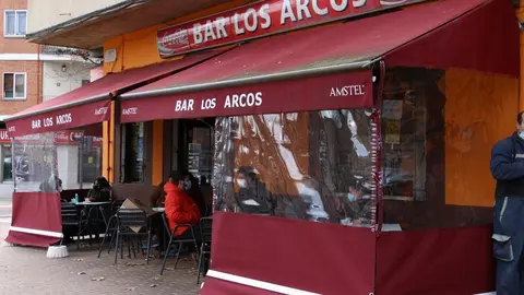 Terraza de un bar en Zamora