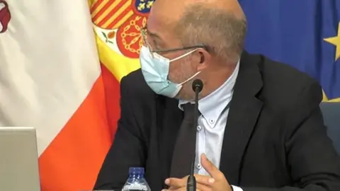 Francisco Igea en rueda de prensa