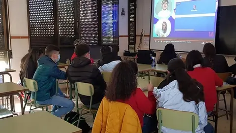 Alumnos en un colegio