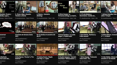 Algunas de las audiciones disponibles. Fotografía: Interbenavente