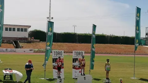 Podio en el campeonato autonómico celebrado en Toro
