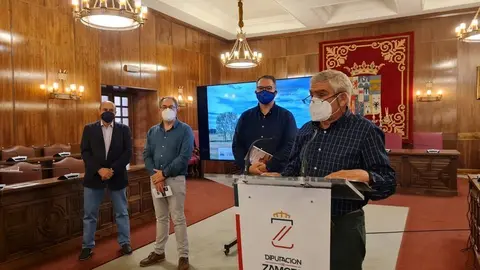 Presentación de los concursos literarios de Espigas en la Diputación