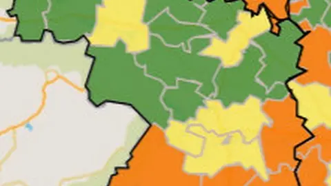 Mapa de incidencia por ZBS