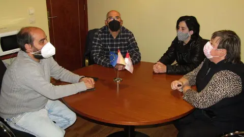 Alcalde Coreses José Luis Salgado reunión con regigores de Pajares de la Lampreana y Fuentesaúco