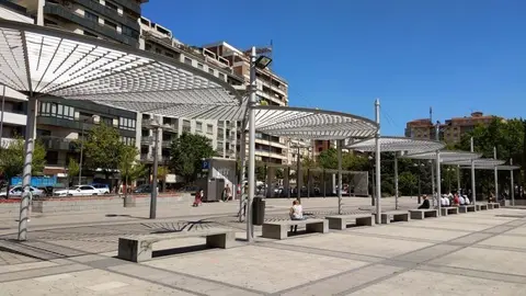 Pérgola del parque de la Marina
