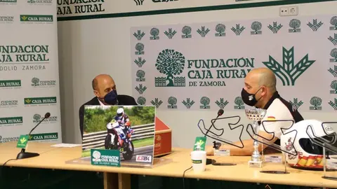 Carlos Blanco durante la presentación del Campeonato de España de Velocidad HANDY para personas con discapacidad