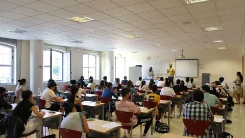 Imagen de archivo  de alumnos de la EBAU en la Escuela Politécnica de ZAMORA