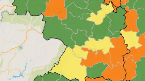 Mapa ZBS a siete días (10 de junio)