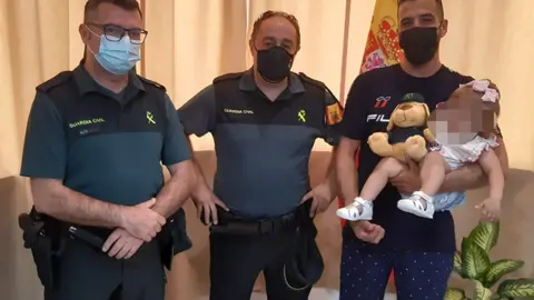 guardia civil rescate niña