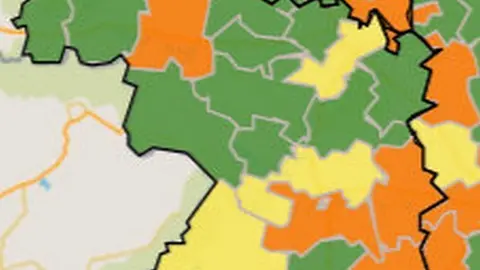Mapa de incidencia por municipios