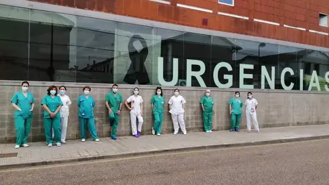 Corazones con bata en el Hospital Virgen de la Concha