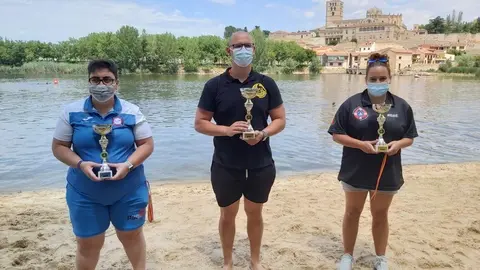 Delegados de los equipos ganadores del XII Trofeo Ciudad de Zamora de 
Salvamento y Socorrismo