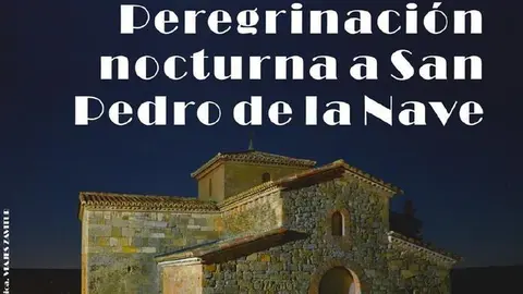 Cartel de la X Peregrinación nocturna a San Pedro de la Nave