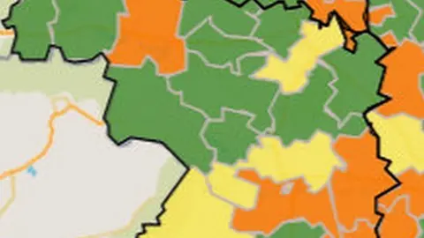 Mapa de incidencia por ZBS
