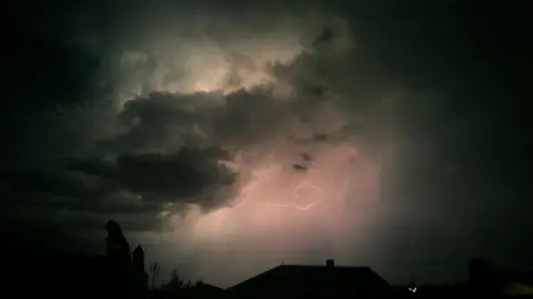 Una de las tormentas registradas en la provincia