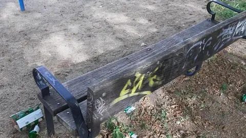 Foto denuncia del parque de Los Tres Árboles. Fuente: "Somos Zamora"