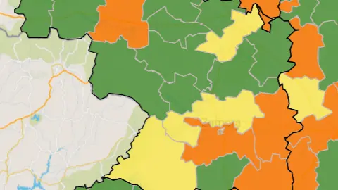 Mapa ZBS a siete días (15 de junio)