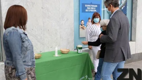 Cuestación de la AECC realizada en septiembre de 2020