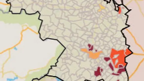 Mapa de incidencia por municipios