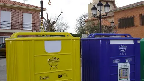 contenedor amarillo