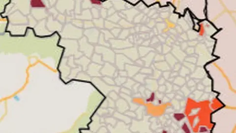 Mapa de incidencia por municipios
