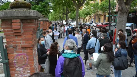 Foto de archivo de las oposiciones de Secundaria en Zamora