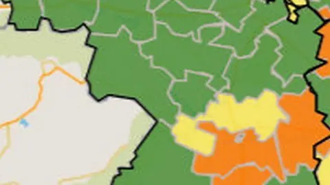 Mapa de incidencia por ZBS