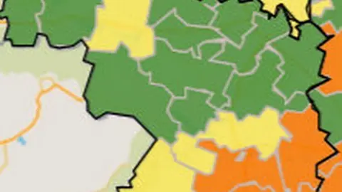 Mapa de incidencia por municipios