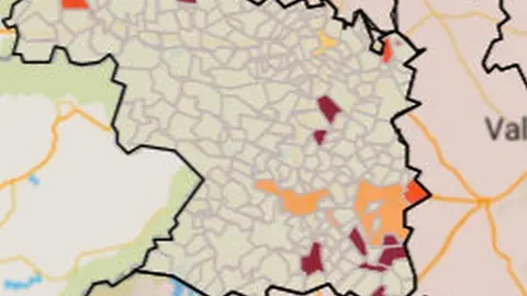 Mapa de incidencia por municipios