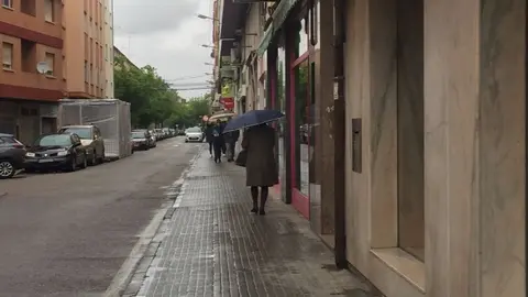 Lluvia en Zamora