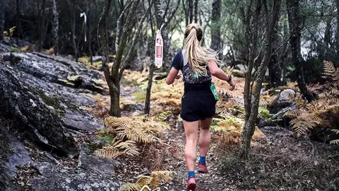 Imagen de archivo de una participante en la carrera