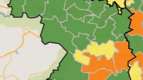 Mapa de incidencia por municipios