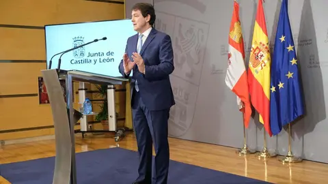 El presidente de la Junta, Alfonso Fernández Mañueco